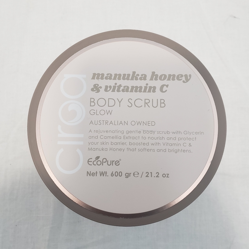 Ciroa Glowing Manuka Honey & Vitamin C Body Scrub 21.2 oz